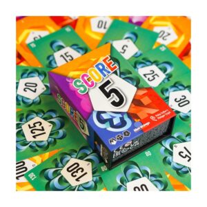 Parte posterior de la caja de Score 5