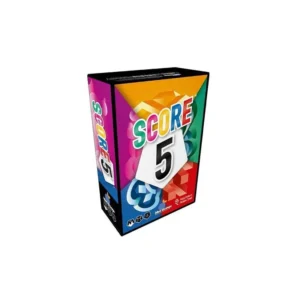 Caja de Score 5, juego de cartas de subastas y estrategia